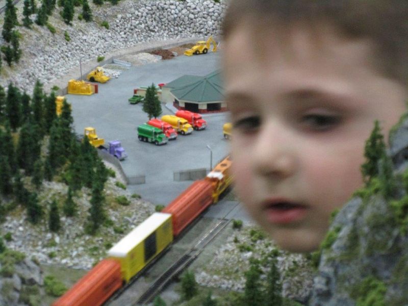 Kids love trains