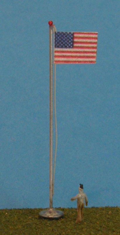 40 ft. flag pole with flag.