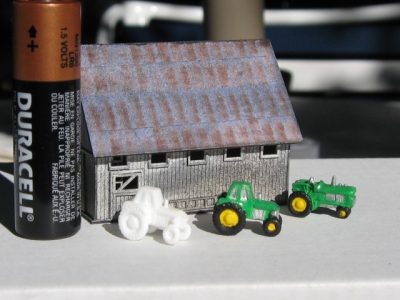 New Modern Tractors in resin cast