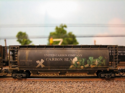 Weathered Carbon Black Hopper
