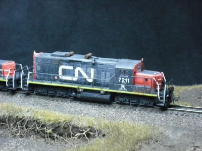 CN GP9RN with Yard Slug