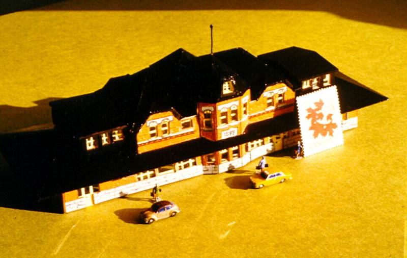Model of CPR Railway station