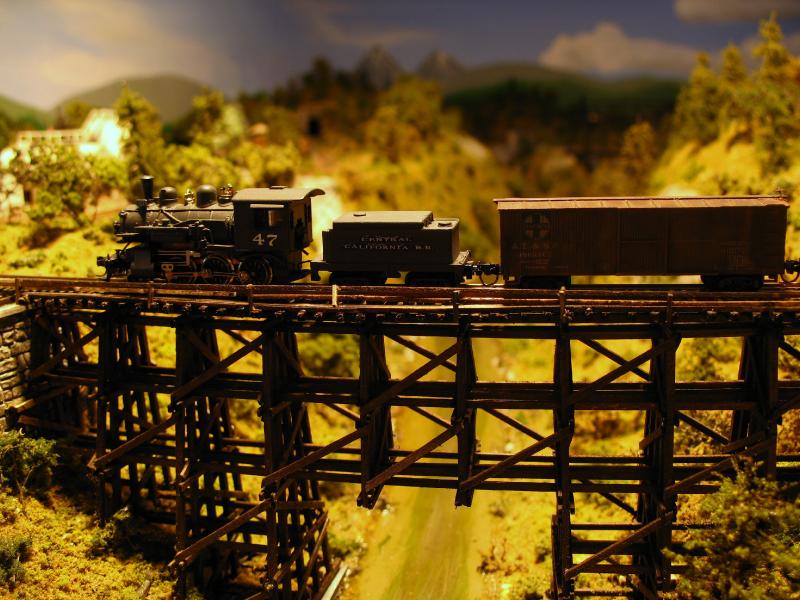 tall trestle on the CCRR