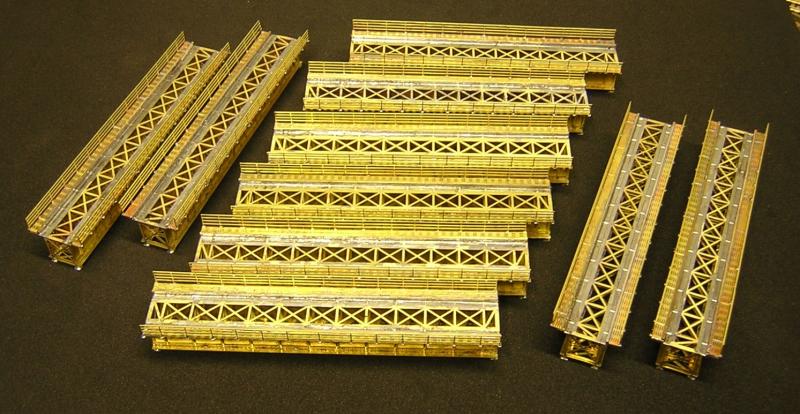 Ten Brass Etched 79' Box Girder Bridges