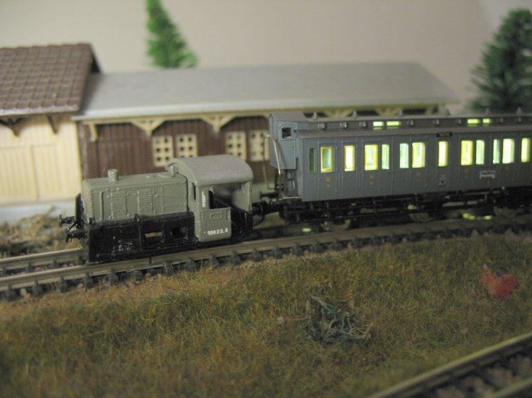 LBE Steamer and 3axle Prussian with DCC light
