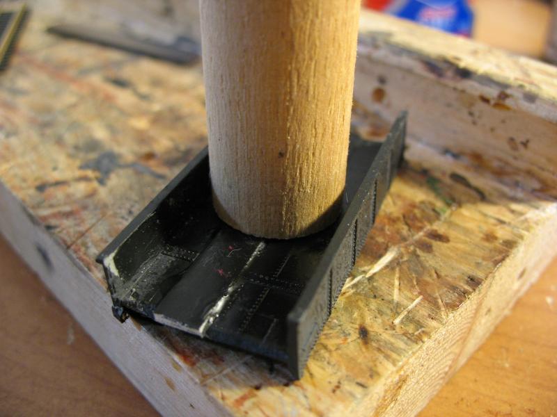 Attaching the dowel