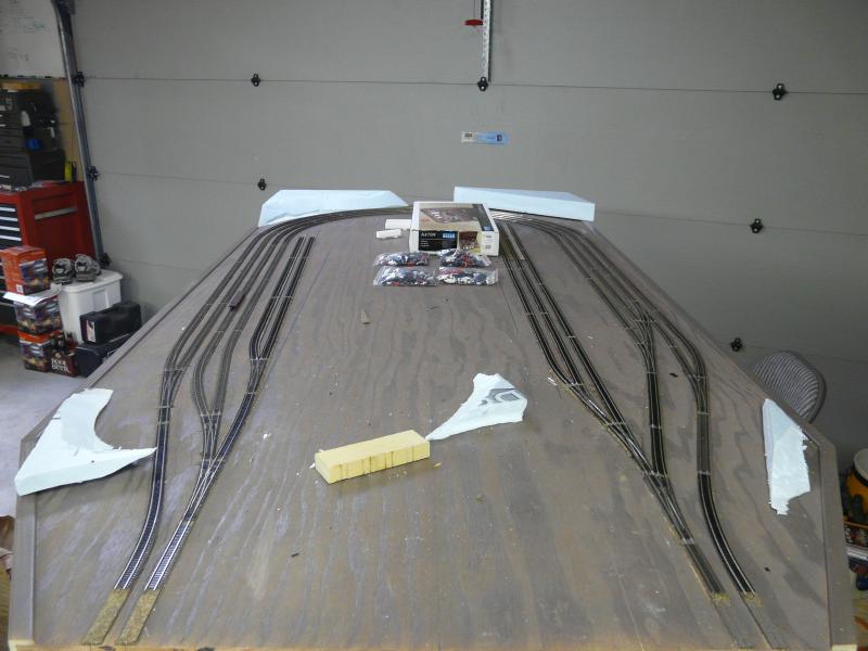 Final track work on 3x6 End module