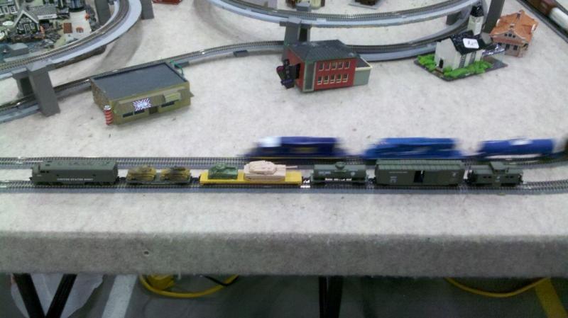 Thomas's F7 Army train set