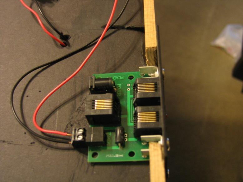 Mounting a DCC connection plate